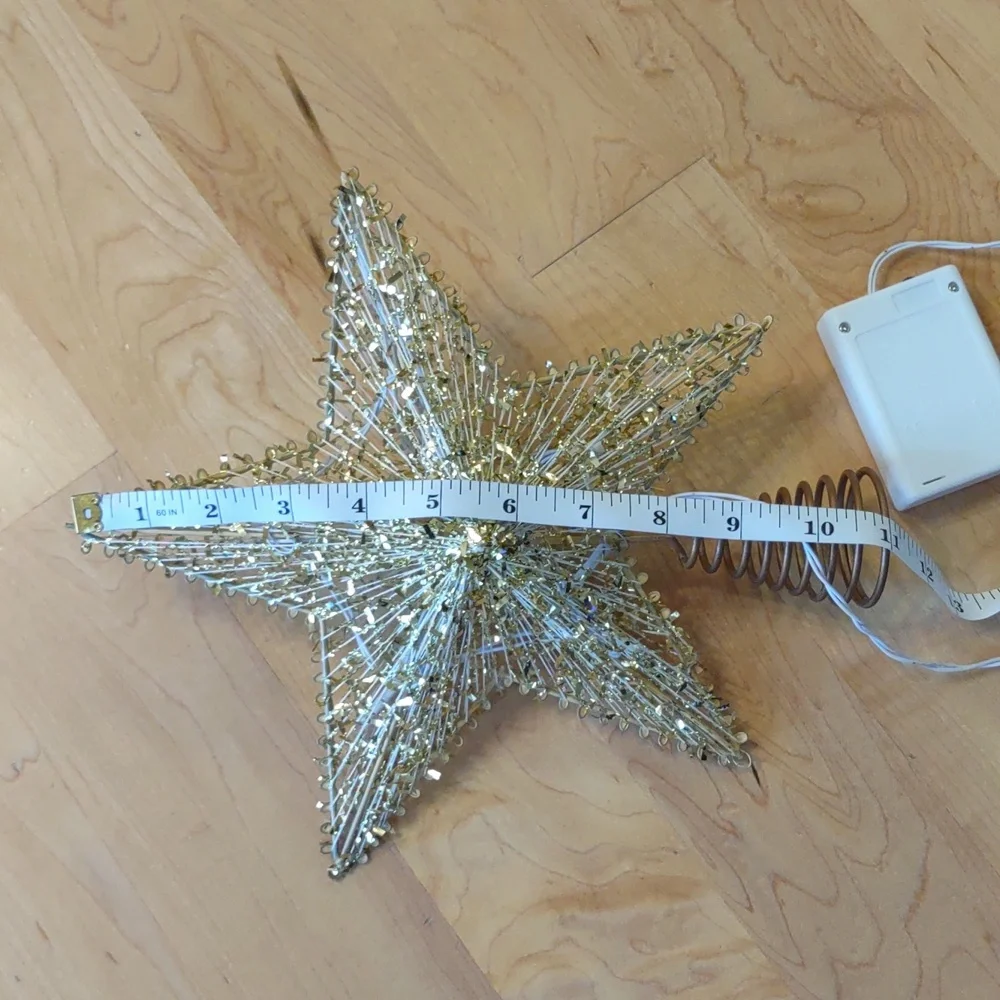 Battery Operated Star Christmas Tree Topper